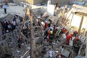 11 کشته در انفجار آبگرمکن در مشهد+تصاویر