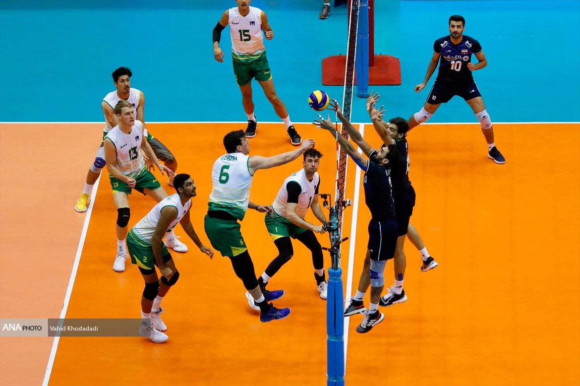 باخت والیبال ایران مقابل استرالیا